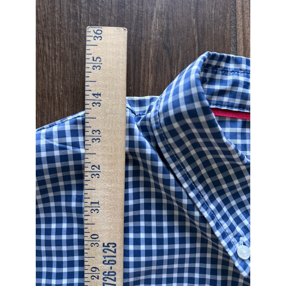 Wrangler Performance Gingham Check Button Down Sh… - image 6